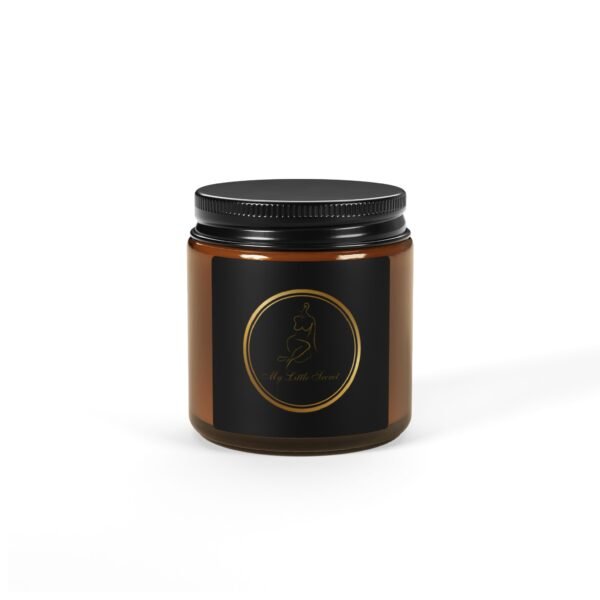 Scented Soy Candle (Multi-Size, Amber Jar)